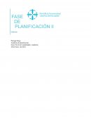 FASE DE PLANIFICACIÓN II Auditoria