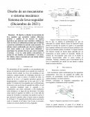 Diseño de un mecanismo o sistema mecánico: Sistema de leva-seguidor