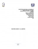 MAHATMA GANDHI Y LA LIBERTAD