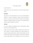 Actividad: Realice un ensayo sobre la importancia y los actores de las finanzas populares y solidarias