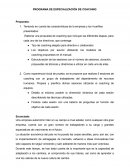 PROGRAMA DE ESPECIALIZACIÓN DE COACHING