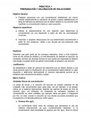 PREPARACIÓN Y VALORACION DE SOLUCIONES