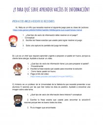 Vacios de información. Página 1