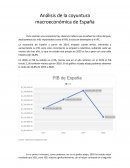 Análisis de la coyuntura macroeconómica de España