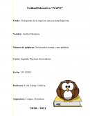 El despertar de la mujer en una sociedad hipócrita