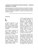 ¿Investigar en una maestría de gestión de negocios?.... Entender el paradigma de la T grande