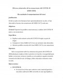 Efectos colaterales de las mutaciones del covid 19