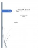 ¿Libertad? y ¿celos?