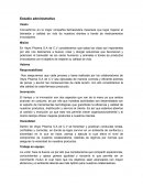 Estudio administrativo