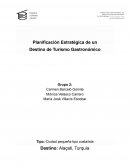 Planificación Estratégica de un Destino de Turismo Gastronómico