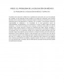 El problema de la educación en México