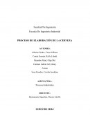 PROCESO DE ELABORACIÓN DE LA CERVEZA