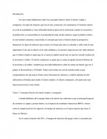 Conceptos básicos de interés simple y compuesto. Página 1