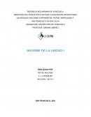 INFORME - GEOHISTORIA DE VENEZUELA