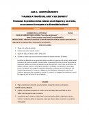 VALORES A TRAVÉS DEL ARTE Y DEL DEPORTE”