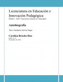 Módulo 1. 2020-3 Experiencias Educativas e Identidades Autobiografía