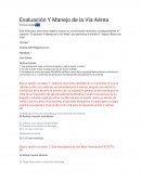 Evaluación Y Manejo de la Vía Aérea