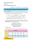 TRANSPORTE Y ASIGNACIÓN