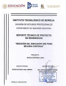 Medición de indicador OEE para mejora continua (Caso aplicado)