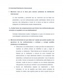 Actividad Distribución internacional