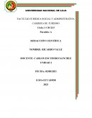 REDACCIÓN CIENTÍFICA