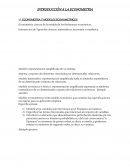INTRODUCCIÓN A LA ECONOMETRIA