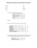 ENCUESTA DEL ANÁLISIS DE LAS EMPRESAS DEL ECUADOR