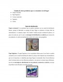 Tipos de distribución