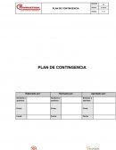 PLAN DE CONTINGENCIA PROYECTO DSM