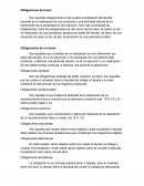 Especies de obligaciones