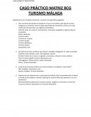 CASO PRÁCTICO MATRIZ BCG TURISMO MÁLAGA