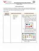 ENSEÑANZA-APRENDIZAJE PLAN DE AVANCE 2021-2022