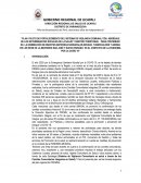 PLAN PILOTO DE FORTALECIMIENTO DEL SISTEMA DE VIGILANCIA COMUNAL