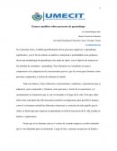 Ensayo analítico sobre procesos de aprendizaje significativo