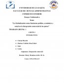 La globalización como fenómeno político, económico y social en la Integración comercial de los países