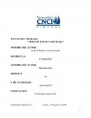 Tipos de datos y sistemas