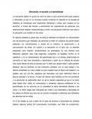Educación, la escuela y el aprendizaje