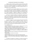 LA INNOVACION TECNOLOGICA EN LAS EMPRESAS