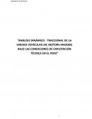 Análisis técnico-dinámico de vehículos automotores: Estudio de caso