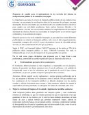 Propuesta para mejorar el sistema de transporte publico