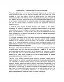 Conservacion y sustentabilidad de productos naturales