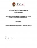 Eficiencia medioambiental y rentabilidad de las empresas de la Bolsa de Valores de Lima, 2022