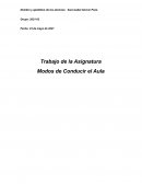 Modos de conducir el aula