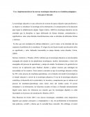 Uso e implementación de las nuevas tecnologías educativas en el ámbito pedagógico: retos para el docente