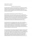 COMUNICATIVAS ALTERNATIVAS Descripción, Condiciones de Producción