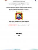 SOFTWARE PARA RESTAURANTE DOÑA VIKI