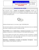 SONDAS DE TEMPERATURA TERMOPARES