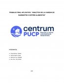 Analítica de la cadena de suministro costeño alimentos