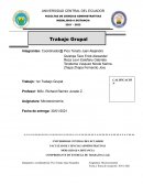 Economía. Trabajo grupal