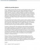 Análisis de petróleo pionero